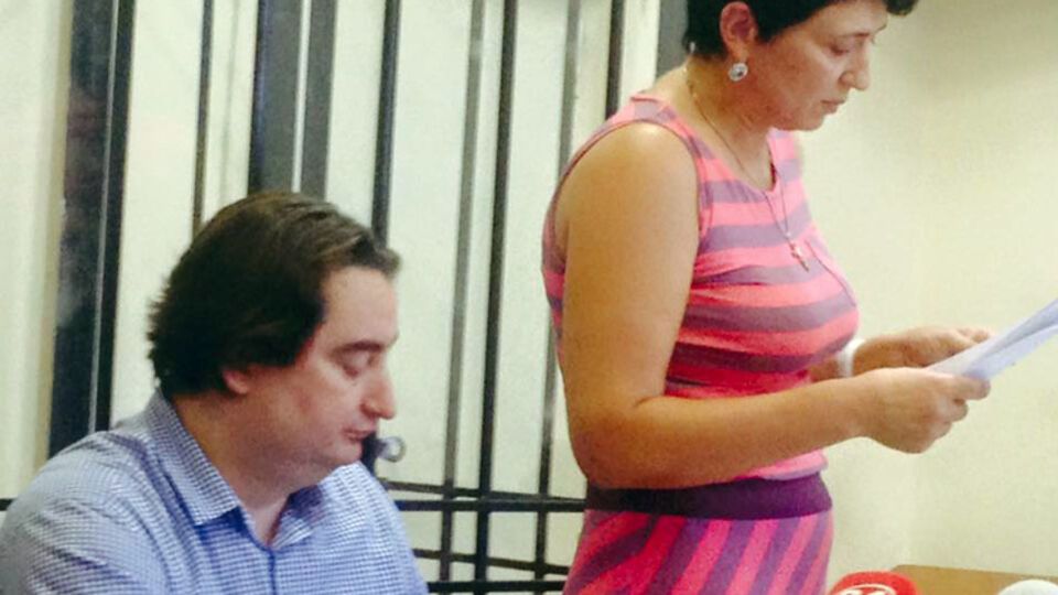 Экс-главред и директор газеты "Вести" Игорь Гужва во время судебного заседания