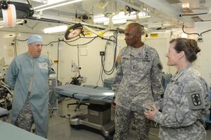 Американские специалисты обучат украинских военных врачей пользоваться оборудованием мобильного госпиталя