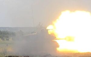 Госпогранслужба: Боевики обстреляли блокпост "Марьинка" из танка