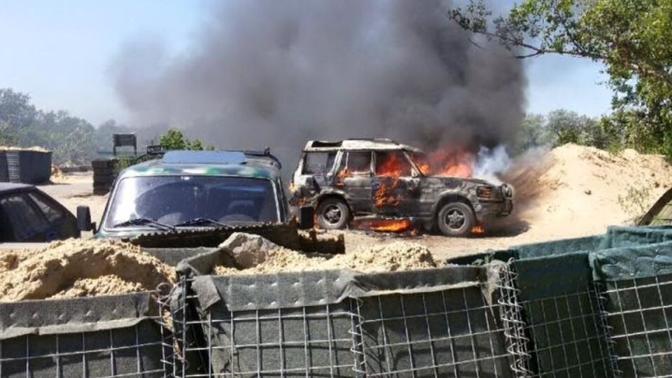 Булатов: Опорный пункт "Фасад" в Счастье уже третий день подряд обстреливают