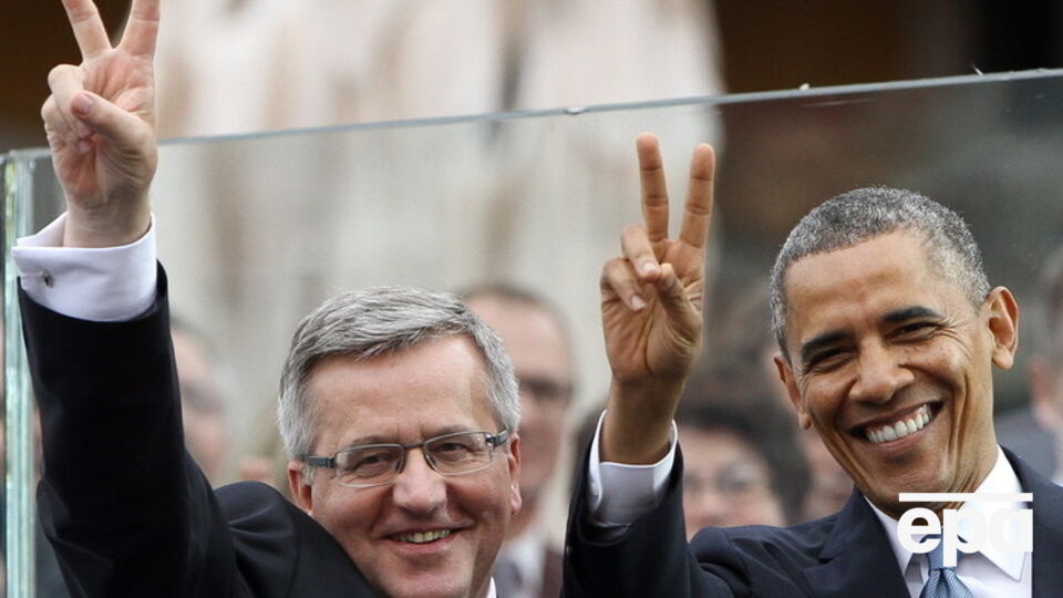 Барак Обама попрощался с Брониславам Коморовским в специальном письме