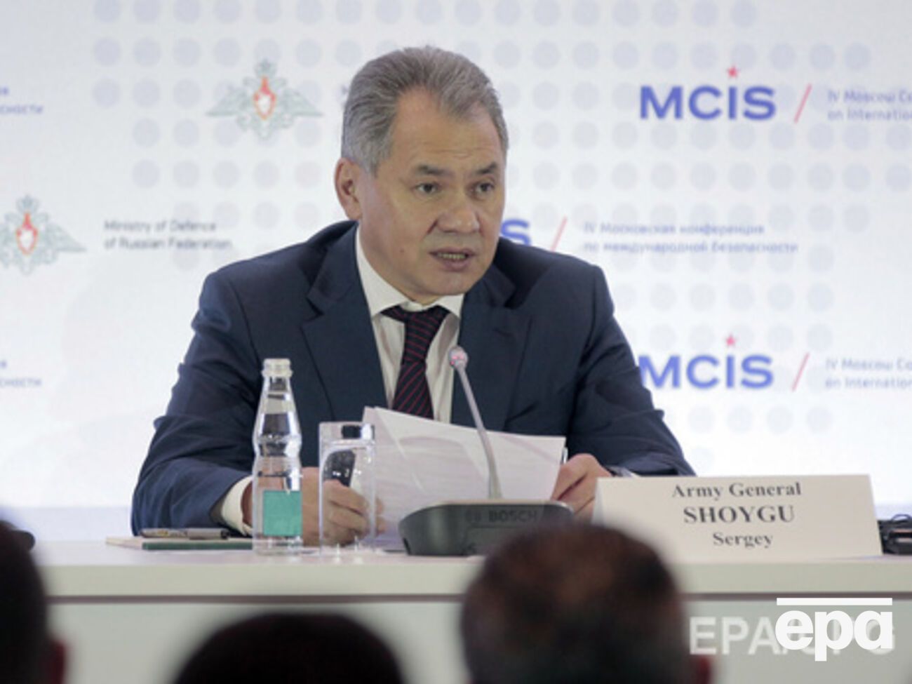 В Украине собираются выдвинуть подозрение о преступлении главе Минобороны РФ Сергею Шойгу