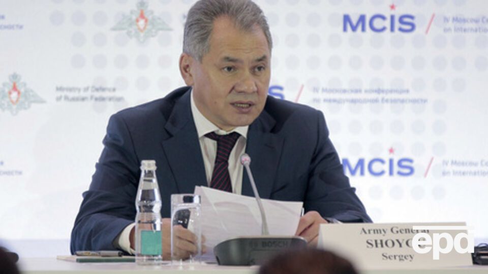 В Украине собираются выдвинуть подозрение о преступлении главе Минобороны РФ Сергею Шойгу