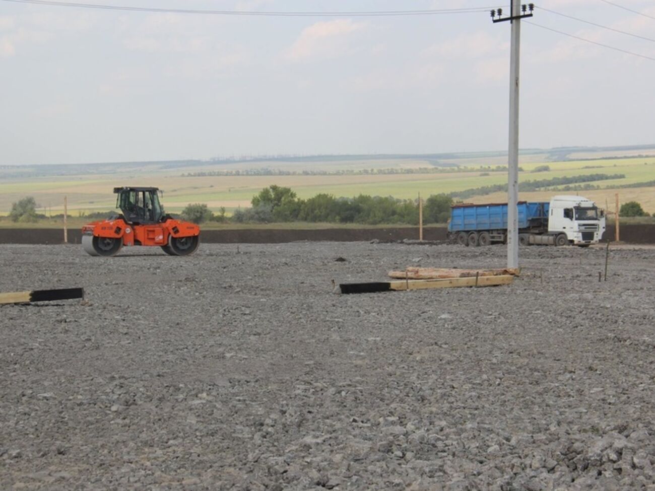 Под Артемовском строят гуманитарно-логистический центр для оккупированных территорий