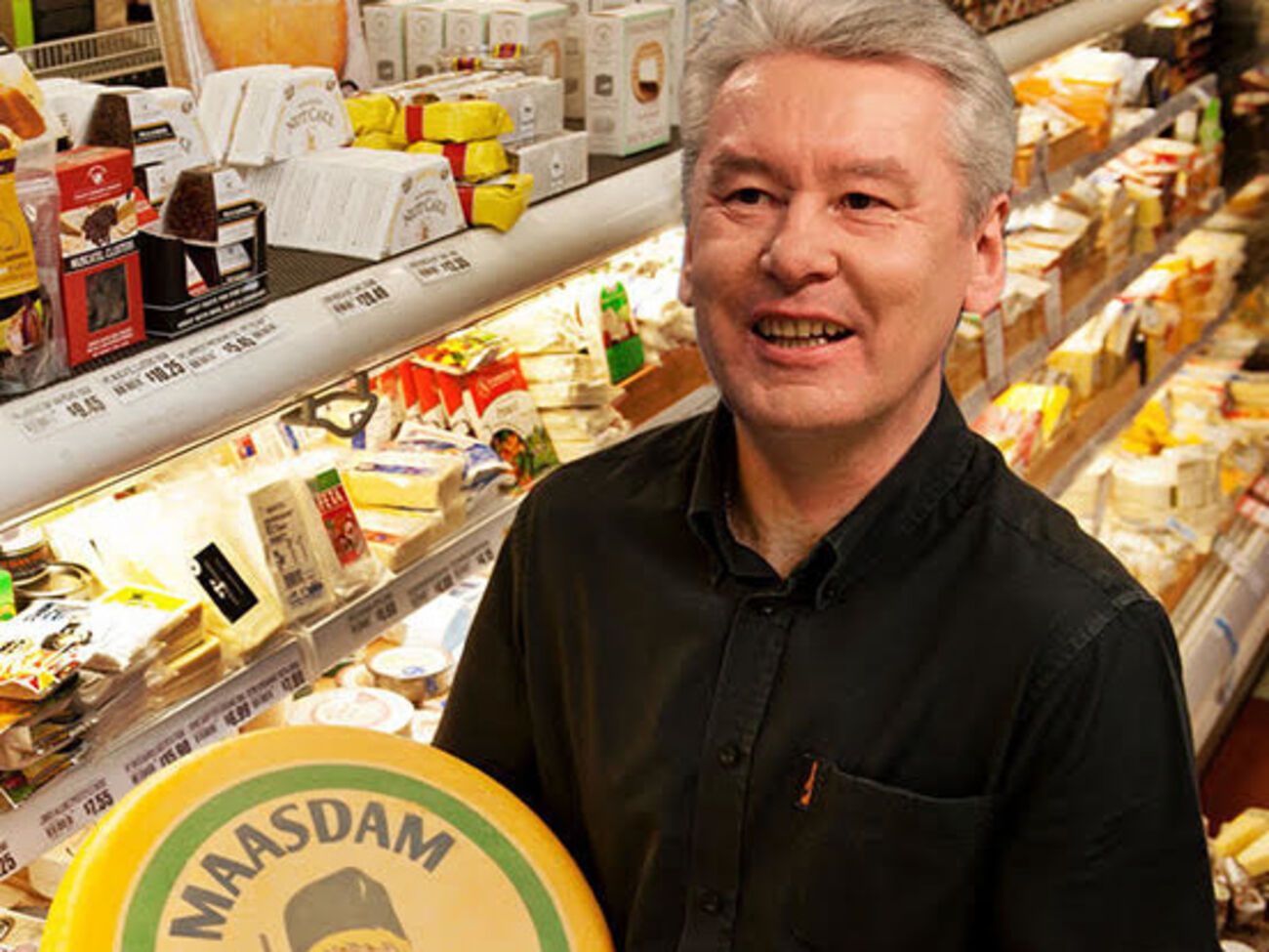 Навальный: Мэрия Москвы, минобороны РФ и МВД России любят иностранные продукты и указы президента выполнять не спешат. На фото – мэр Москвы Сергей Собянин