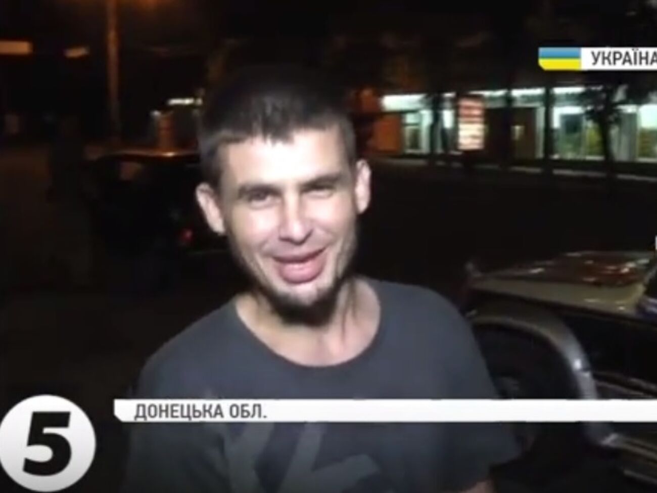 Освобожденный из плена украинский военнослужащий Станислав Паплинский