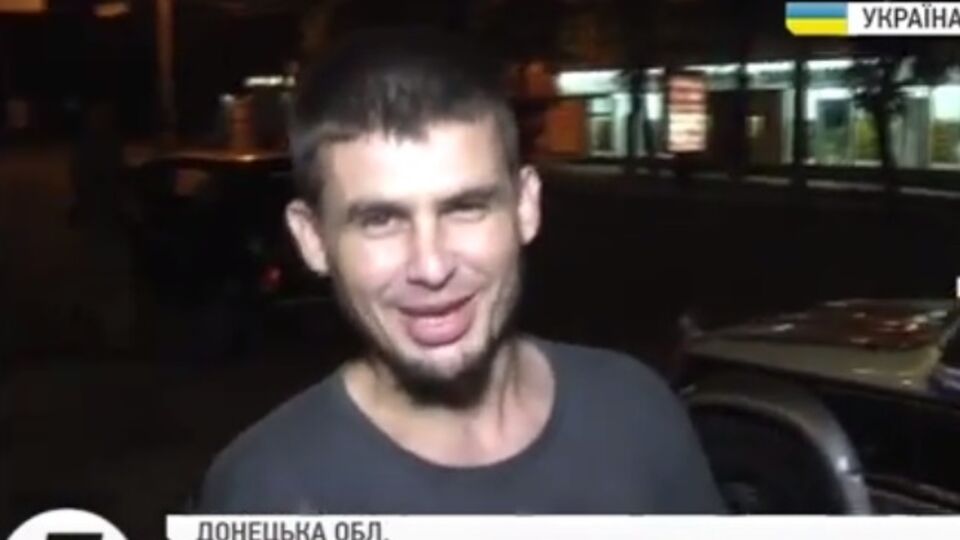 Освобожденный из плена украинский военнослужащий Станислав Паплинский