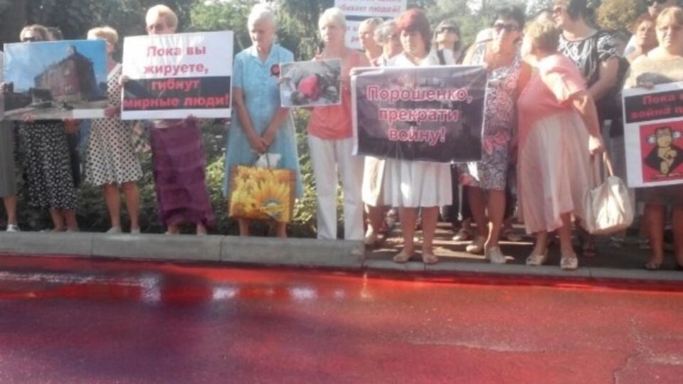 В Донецке митинговали против миссии ОБСЕ