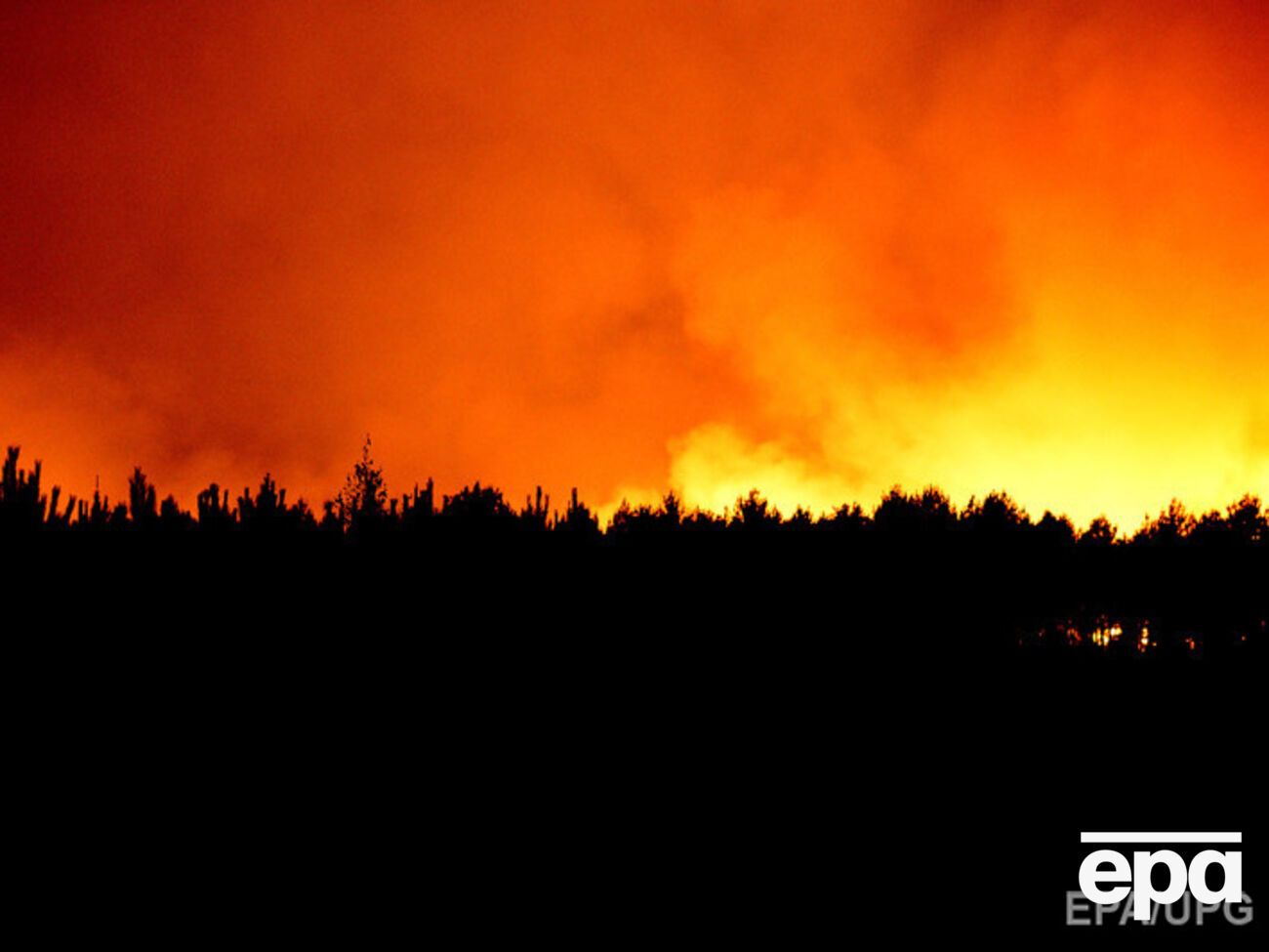 На юге Франции снова горят леса