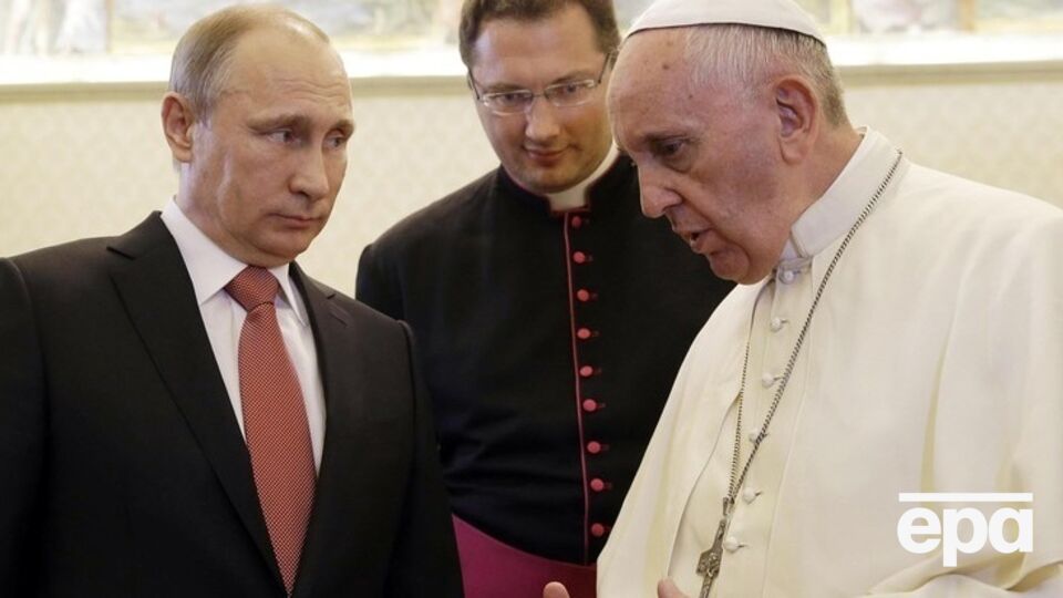 В июне Путин опоздал на встречу с Папой Римским на час