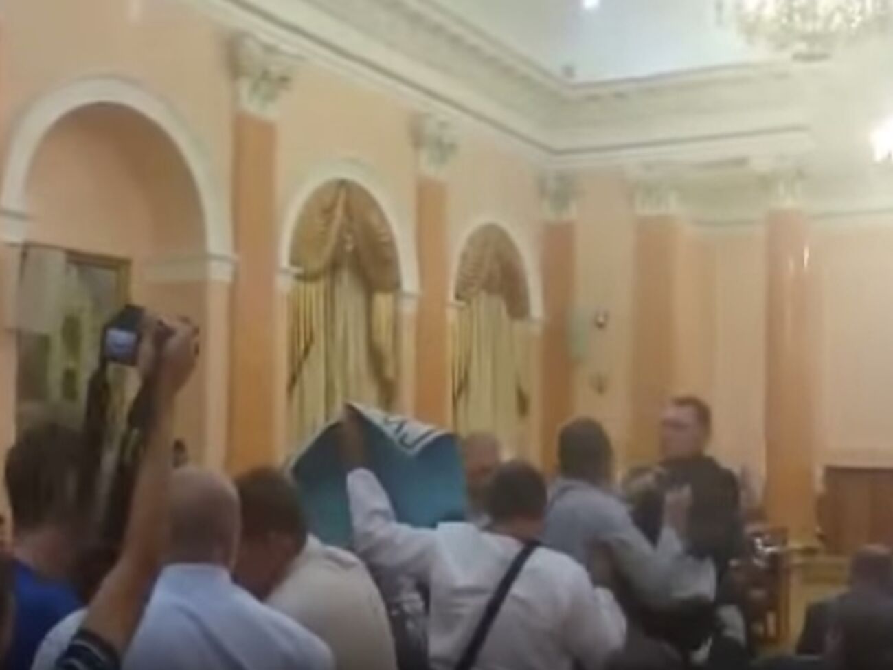 Потасовка в Одесской мэрии