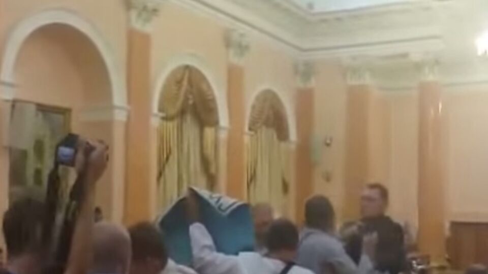 Потасовка в Одесской мэрии