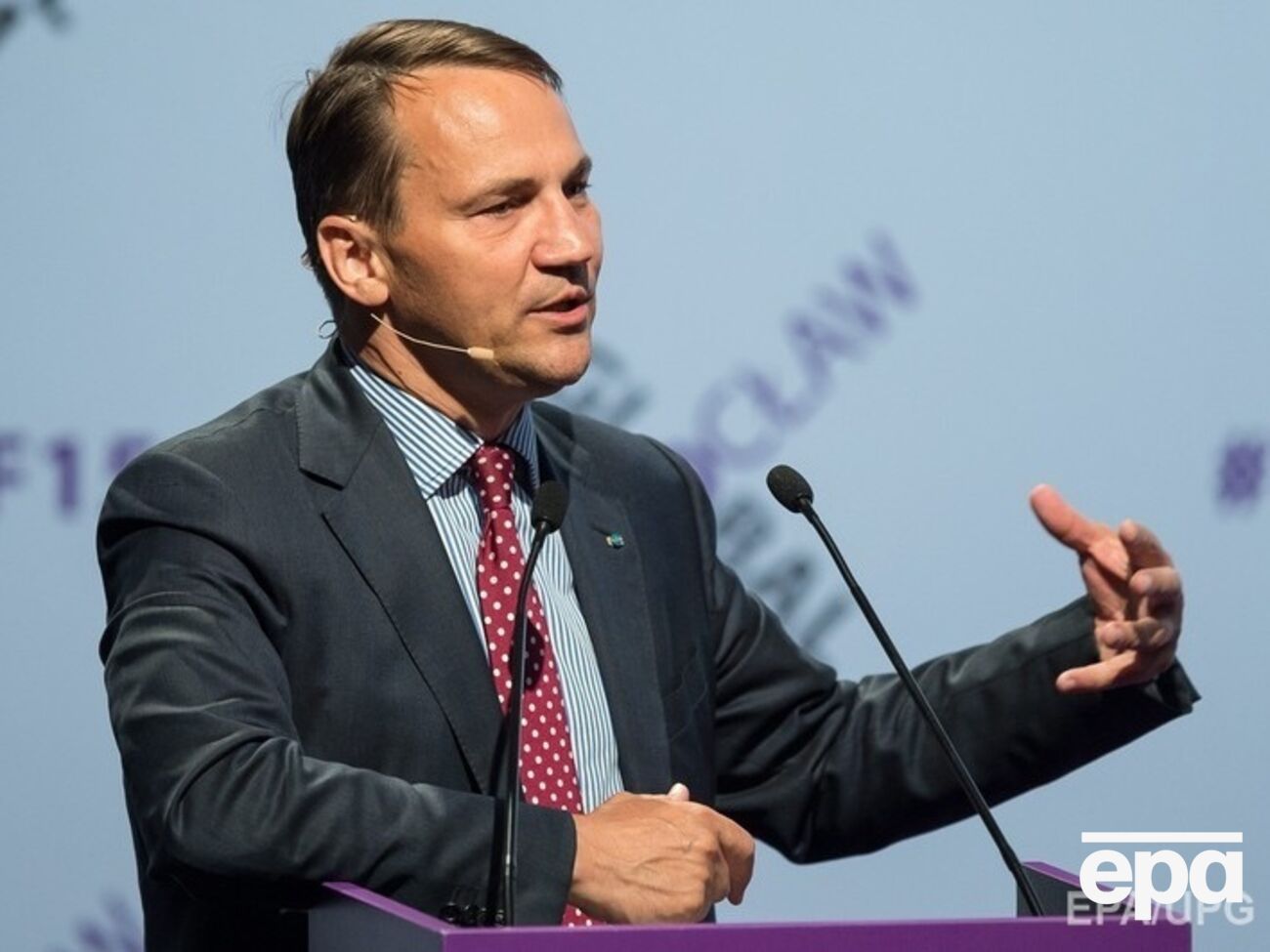 Радослав Сикорский: Европейские симпатии на стороне Украины