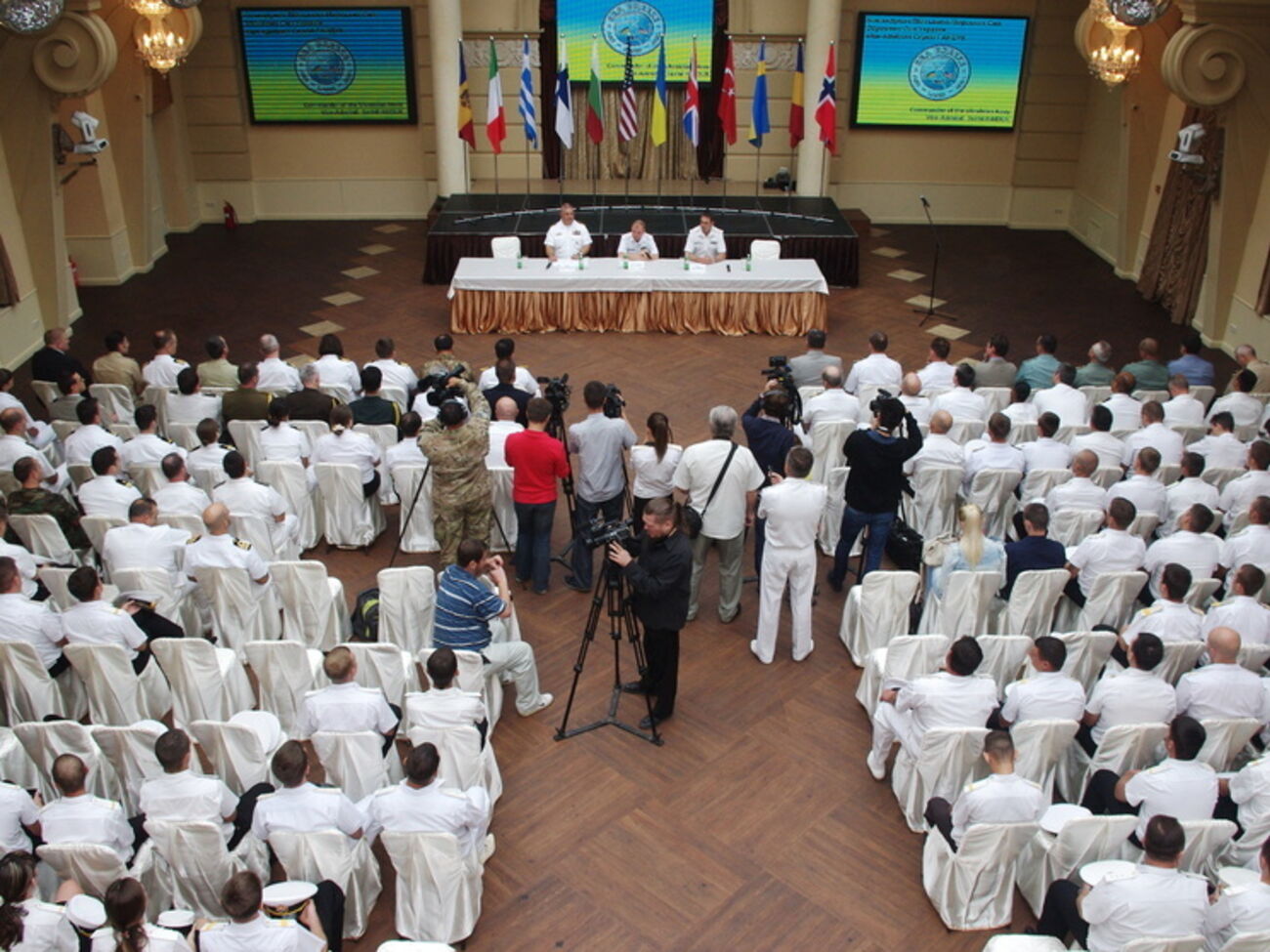 В ходе Sea Breeze-2015 был достигнут высокий уровень совместимости многонационального штаба учений