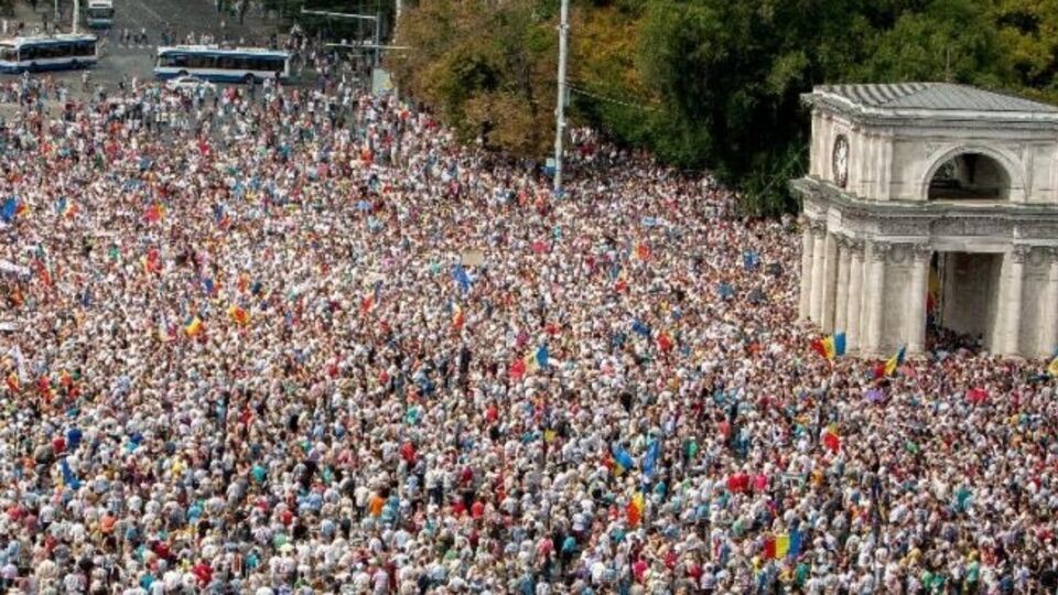 В Кишиневе продолжаются протесты