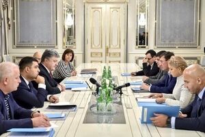 Президент Украины Петр Порошенко: Единство коалиции сейчас необходимо, как никогда