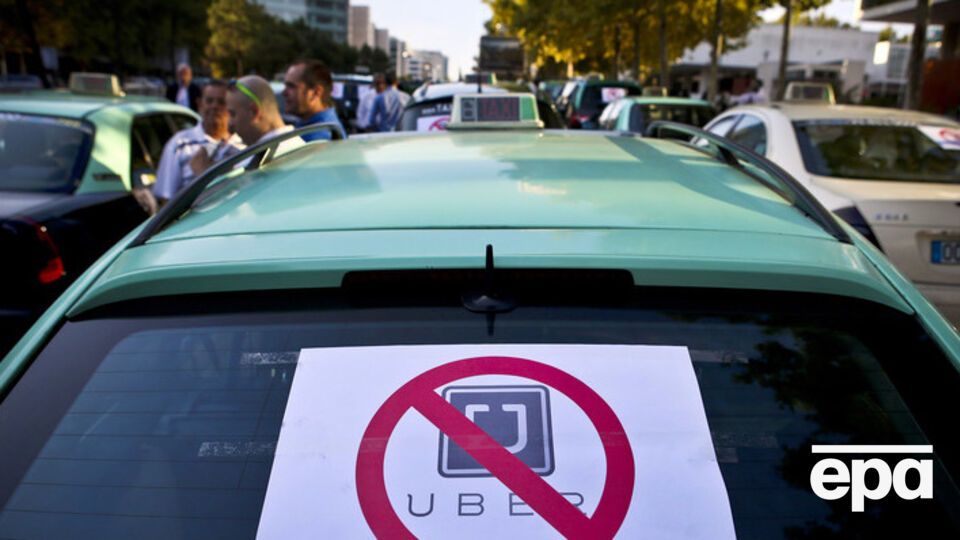 Таксисты периодически протестуют против Uber