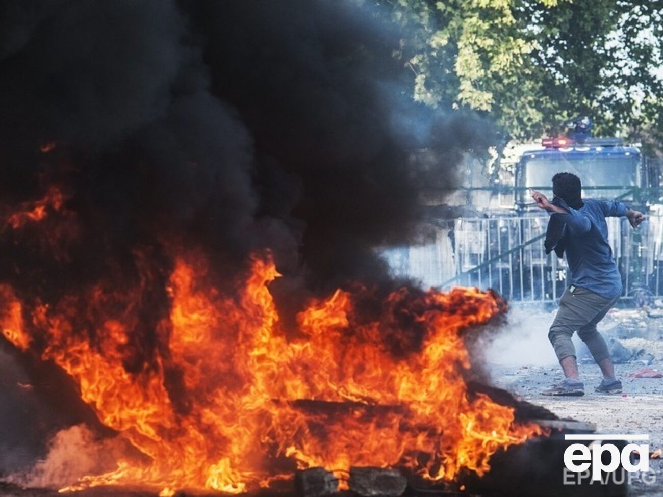 Столкновения мигрантов с полицией на венгерско-сербской границе