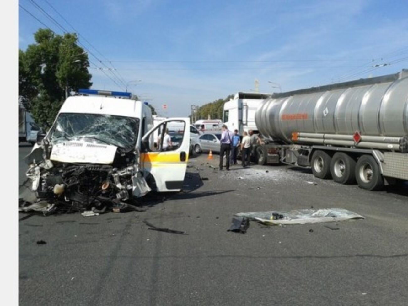 При аварии пострадали двое маленьких детей