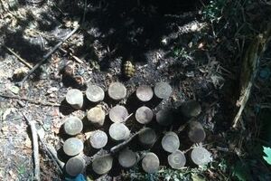 СБУ: Тайник обнаружен на трассе в направлении Славянска