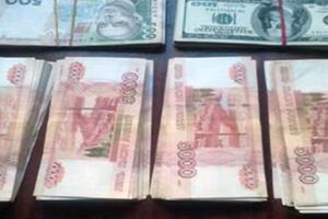 Водитель перевозил более 1 млн российских рублей, около $5 тыс. и несколько тысяч гривен