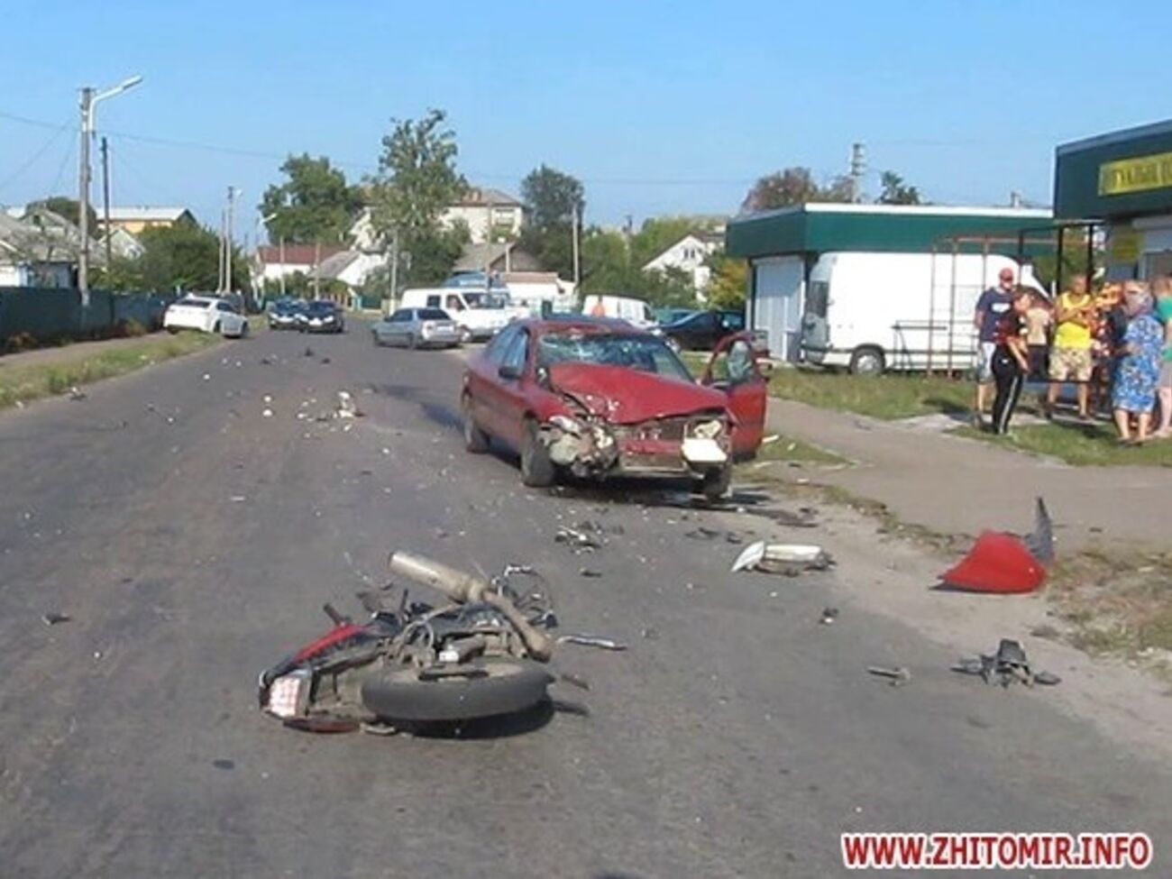 Пьяный судья выехал на полосу встречного движения и столкнулся с мотоциклистом