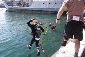 Украинские и американские водолазы проводят совместные тренировки в ходе "Си Бриз-2015". Фоторепортаж