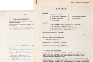Контракт был подписан в 1961 году