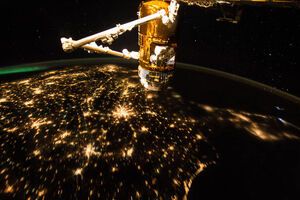 Астронавт NASA сфотографировал ночные Штаты