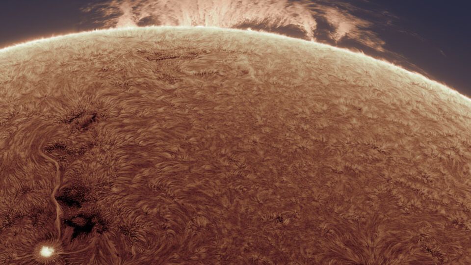 NASA удалось качественно снять выброс солнечной плазмы