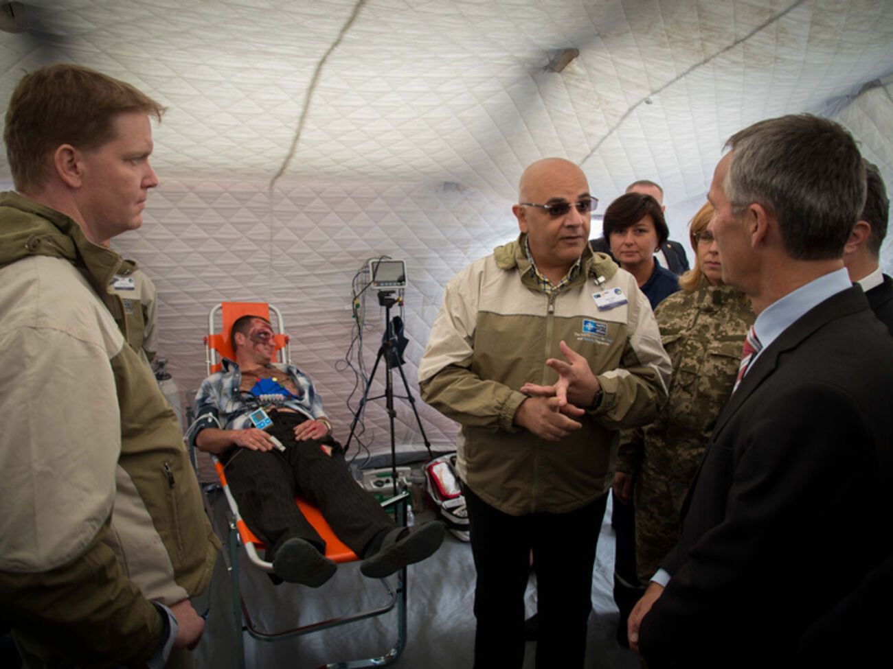 Во Львовской области начались международные учения "Украина – 2015". Фоторепортаж