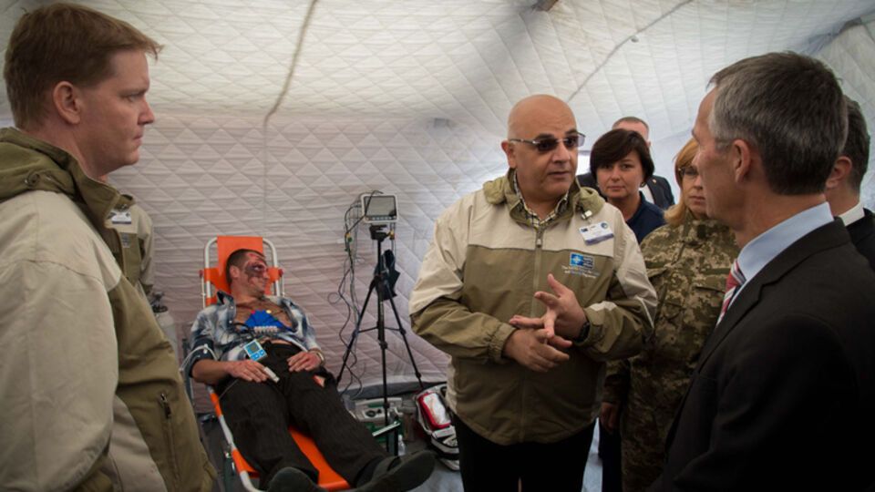 Во Львовской области начались международные учения "Украина – 2015". Фоторепортаж