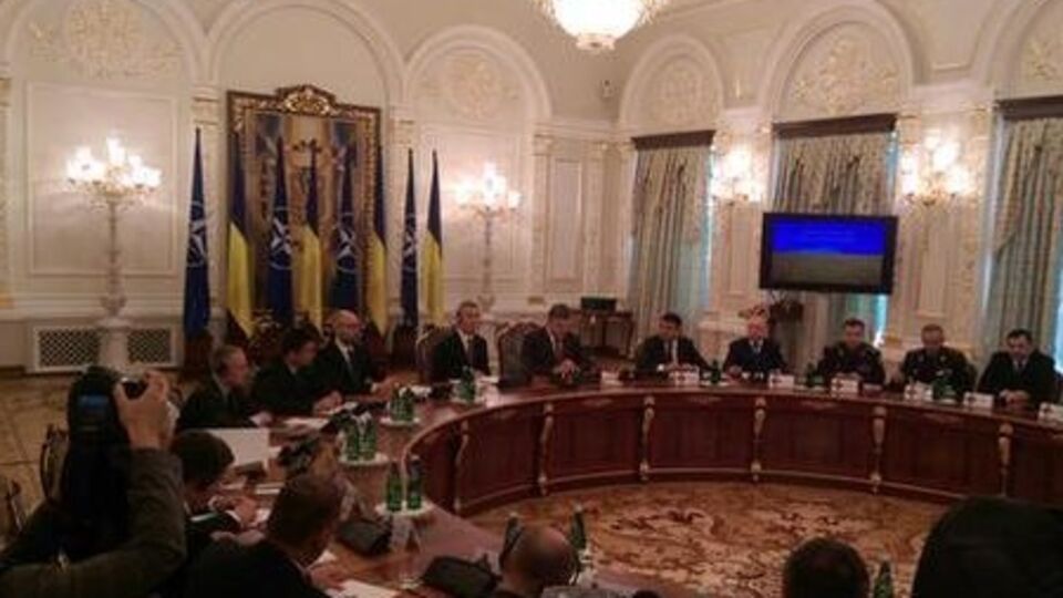 В заседании СНБО Украины впервые принял участие генсек НАТО