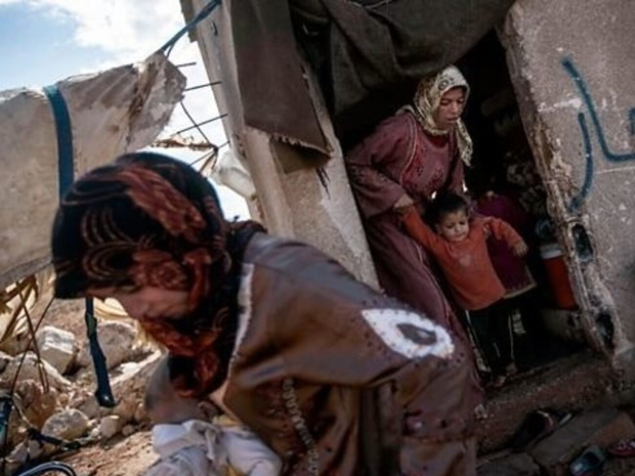 Кадр из нашумевшего сюжета BBC о применении химического оружия в Сирии