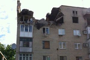 В Марьинском районе за время АТО погибли 70 мирных жителей, разрушен 381 дом. Фоторепортаж