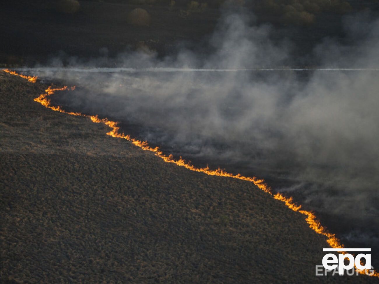 Пожар в Чернобыле