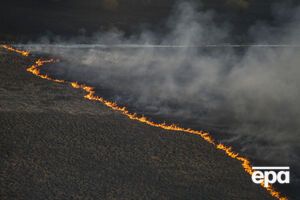 Пожар в Чернобыле