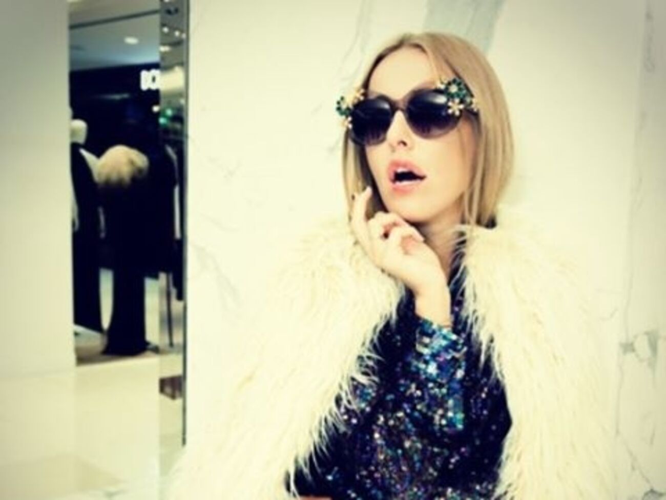 Ксения Собчак занималась спортом со своими подругами