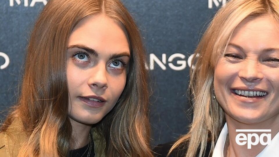 Кейт Мосс и Кара Делевинь