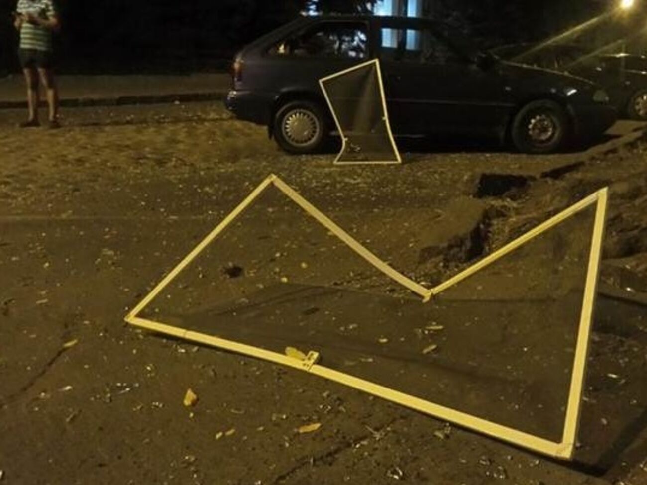 Взрыв был слышен в разных районах города