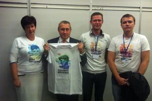 Дипломаты в Польше. Слева напрваво: омбудсмен Валерия Лутковская, экс-глава МИД, посол Украины в Польше Андрей Дещица