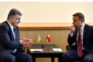 Порошенко и Дуда осудили проведение псевдовыборов на оккупированных территориях и согласились, что если они состоятся, должна быть усилена военно-техническая помощь Украине