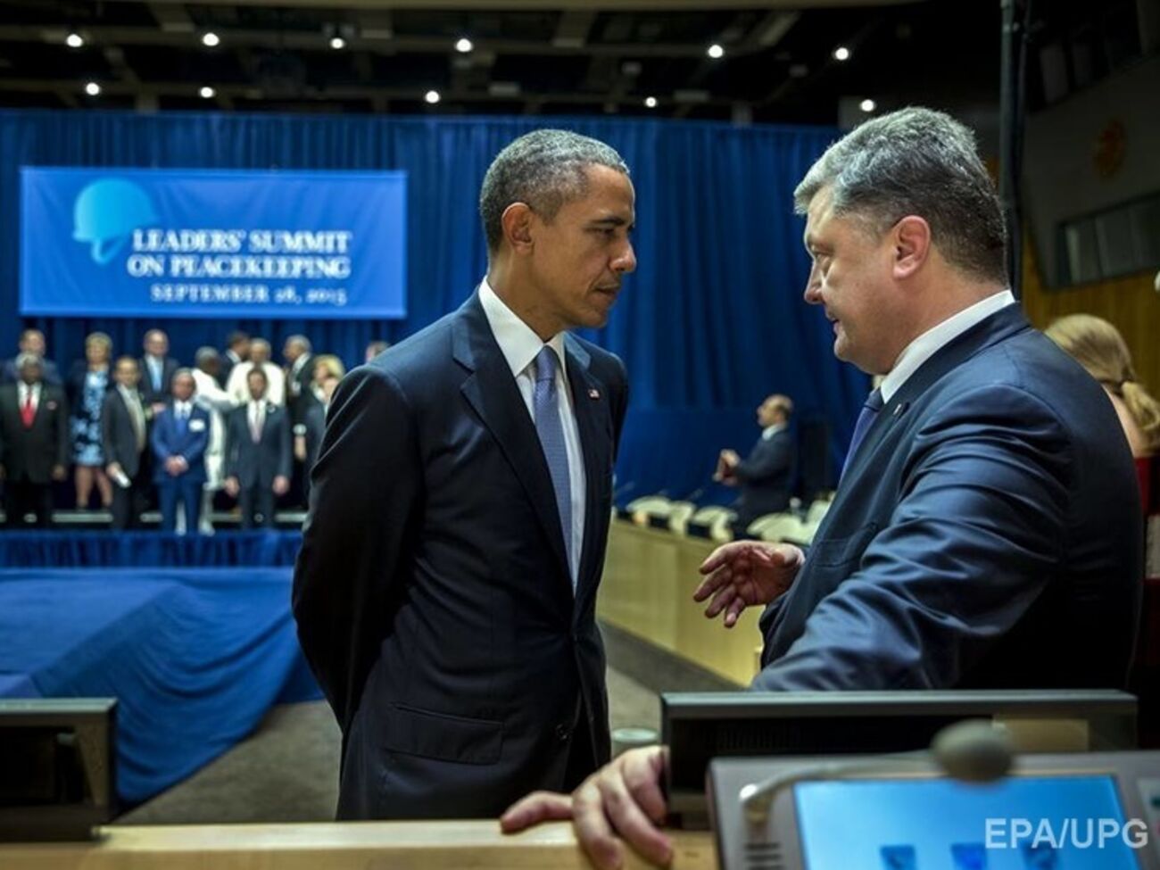 Порошенко переговорил с Обамой