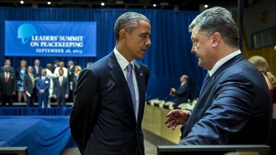 Порошенко переговорил с Обамой
