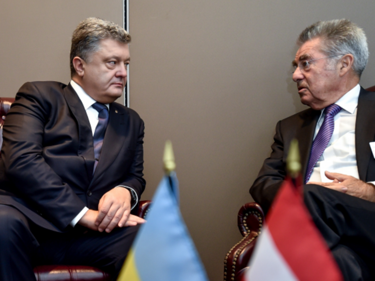 Петр Порошенко договорился с Хайнцем Фишером о расширении сотрудничества между Украиной и Австрией