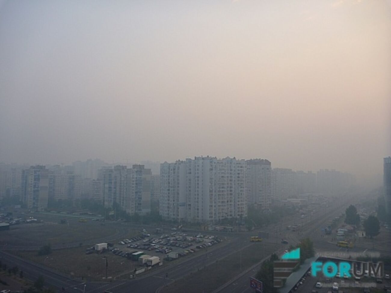 В киевском воздухе фиксируется повышенное количество вредных веществ