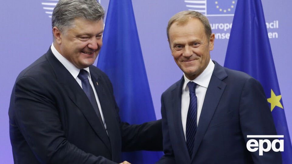 На встрече с президентом Петром Порошенко 27 августа в Брюсселе Дональд Туск приветствовал процесс реформ в Украине