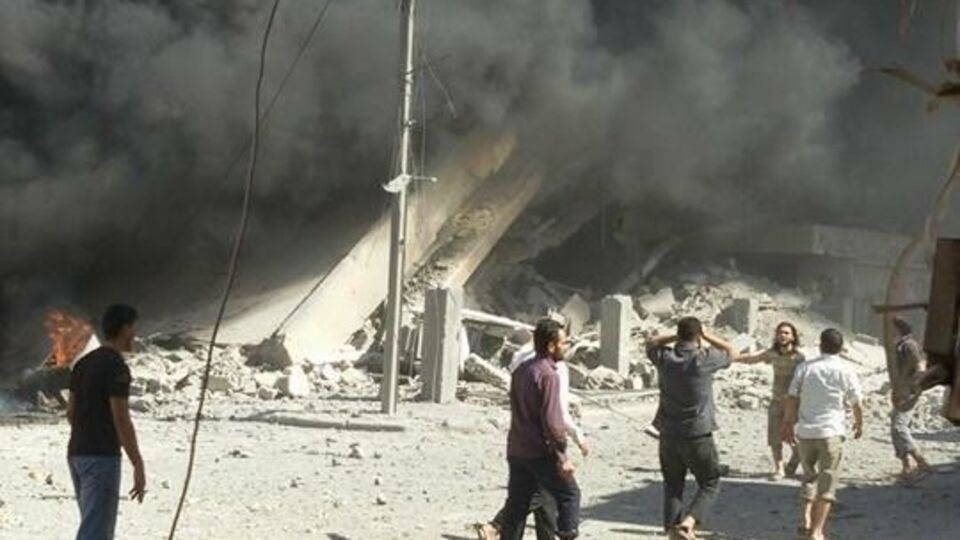 Под авиаудар в Сирии попали пять городов