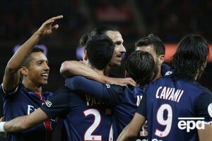 Главные звезды ПСЖ – Златан Ибрагимович, Анхель Ди Мария, Эдисон Кавани