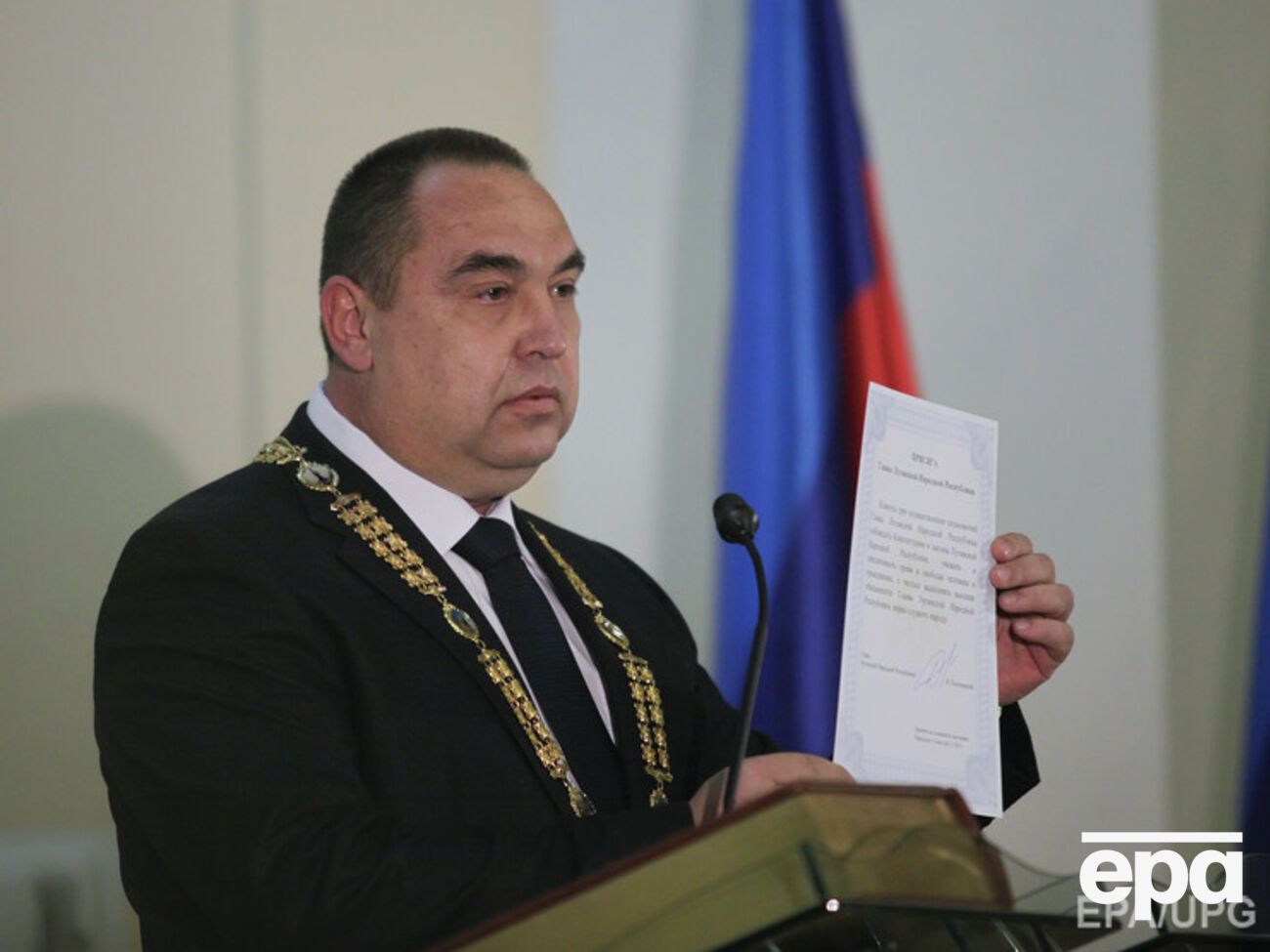 Плотницкий подписал соглашение об отводе вооружений